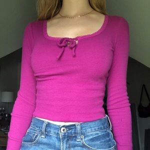 SOLD DO NOT BUY  me to we long sleeve crop top